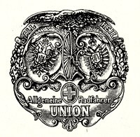 Wappen der Allgemeinen Radfahrer-Union, gegründet 1886