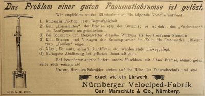 Hercules – Bürstenbremse, Rad-Markt, 9. Jg, 1894, ohne Nr. S. XII_DSC03784 Hercules - Bürstenbremse, Rad-Markt, 9. Jg, 1894, ohne Nr. S. XII_DSC03784